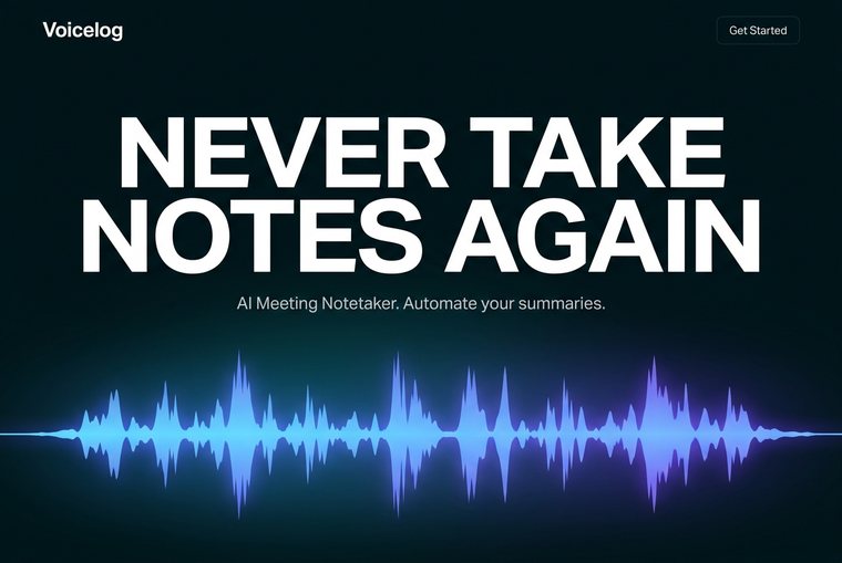 Voicelog.ai website