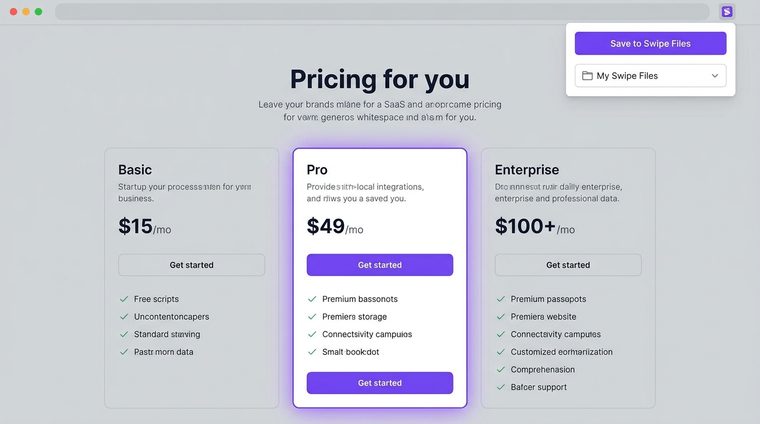 Saving a pricing page with the Datyo extension